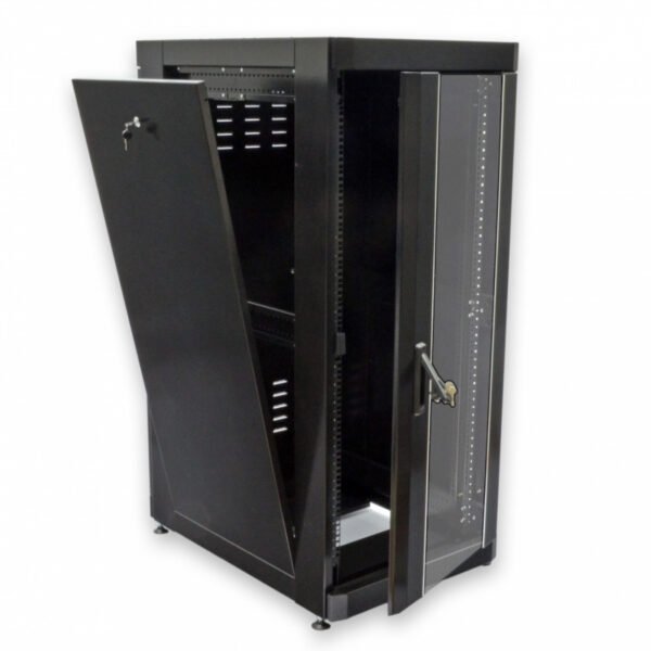 Шафа серверна CMS 24U 610 х 865 UA-MGSE2468MB посилена для мережевого обладнання - Зображення 2