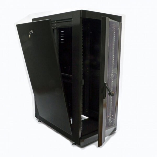 Шафа серверна CMS 28U 610 х 1055 UA-MGSE28610MB посилена для мережевого обладнання - Зображення 2