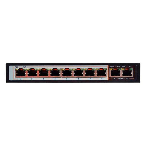 PoE-комутатор FoxGate S6008-E2-AI POE Watchdog 8-портовий некерований - Зображення 2