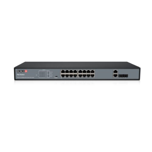 Некерований PoE-комутатор Provision-ISR PoES-16250C+2Combo-V2 з 16 портами PoE