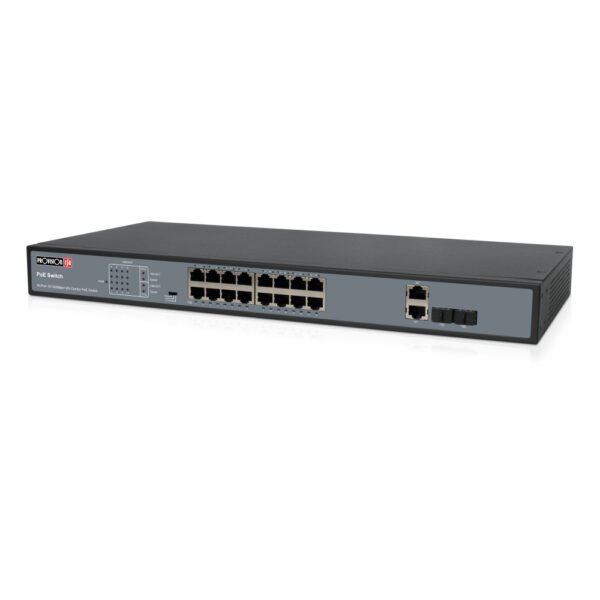 Некерований PoE-комутатор Provision-ISR PoES-16250C+2Combo-V2 з 16 портами PoE - Зображення 2
