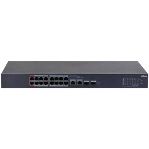 Керований 18-портовый PoE комутатор Dahua DH-CS4218-16ET-190 з 16 портами PoE